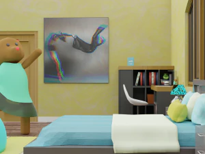 Jihyes Bedroom 3D Model