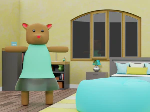Jihyes Bedroom 3D Model