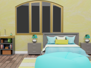 Jihyes Bedroom Modelo 3D