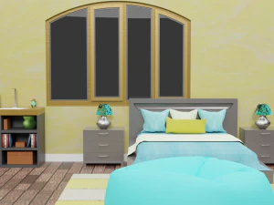 Jihyes Bedroom 3D Model
