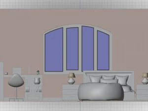 Jihyes Bedroom 3D Model