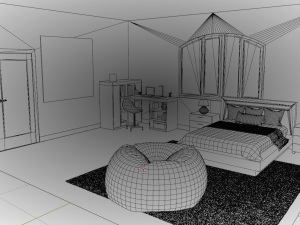 Jihyes Bedroom Modelo 3D