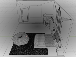 Jihyes Bedroom Modelo 3D