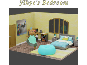 Jihyes Bedroom Modelo 3D