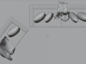 Wicker Sofa Set Model 3D
