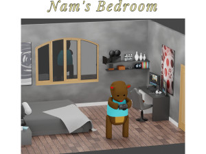Nams Bedroom 3D मॉडल