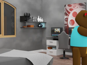 Dormitorio Nams Modelo 3D