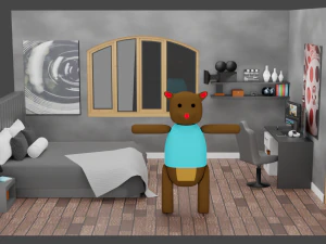 Dormitorio Nams Modelo 3D