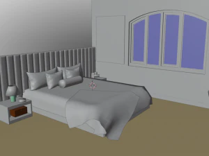 Dormitorio Nams Modelo 3D