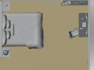 Dormitorio Nams Modelo 3D