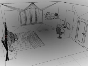 Dormitorio Nams Modelo 3D