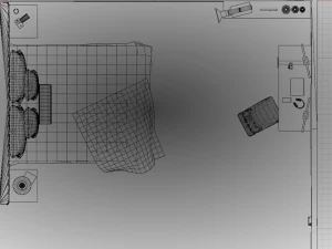 Dormitorio Nams Modelo 3D