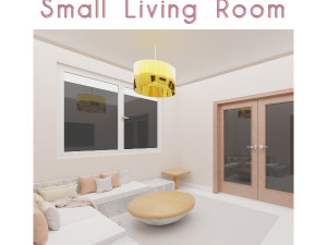Small Living Room 3D Model