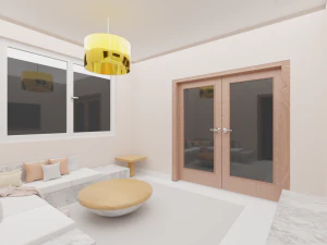 Small Living Room 3D Model