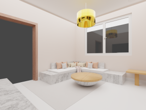 Small Living Room Modello 3D