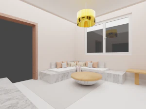Small Living Room 3D Model