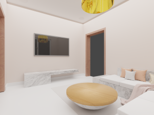 Small Living Room Modello 3D