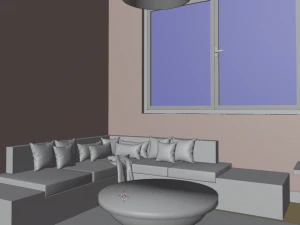 Small Living Room 3D Model