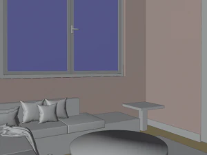 Small Living Room 3D Model
