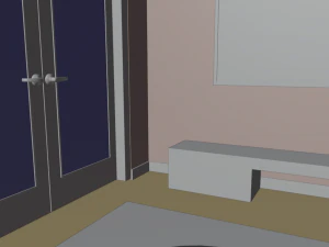 Small Living Room 3D Model