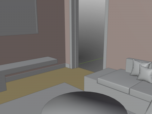 Small Living Room Modello 3D