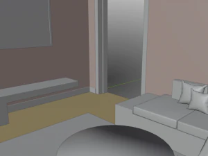 Small Living Room 3D Model