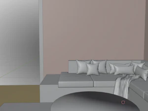 Small Living Room 3D Model