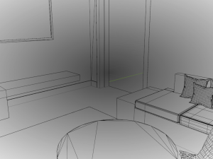 Small Living Room Modello 3D