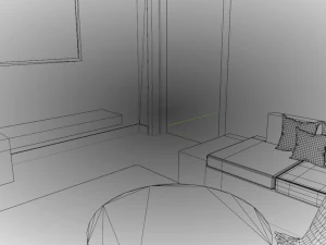Small Living Room 3D Model
