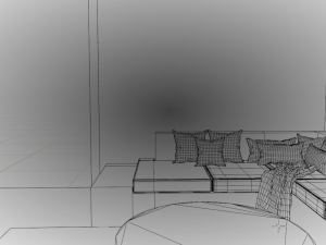 Small Living Room Modello 3D