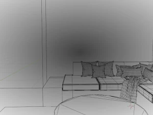 Small Living Room 3D Model
