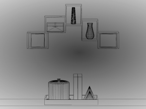 Small Living Room Modello 3D