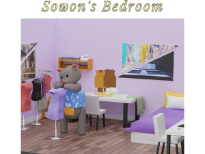 Sowon Bedroom Modelo 3D