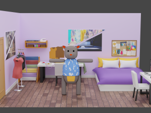 Sowon Bedroom Modelo 3D