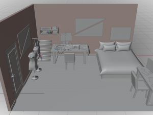 Sowon Bedroom Modelo 3D
