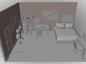 Sowon Bedroom 3D Model