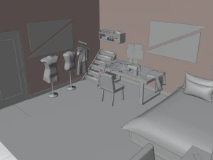 Sowon Bedroom 3D Model