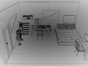 Sowon Bedroom 3D Model