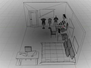 Sowon Bedroom 3D Model