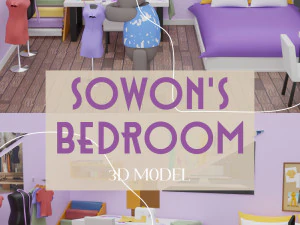 Sowon Bedroom 3D Model