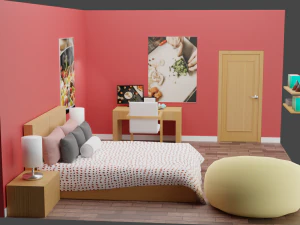 Camera da letto Bobae Modello 3D