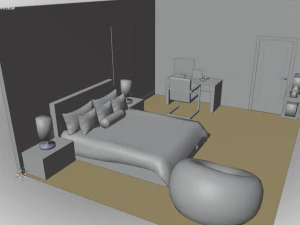 Camera da letto Bobae Modello 3D