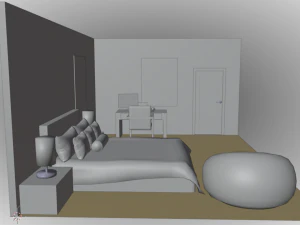 Camera da letto Bobae Modello 3D