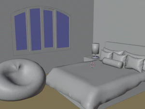 Camera da letto Bobae Modello 3D