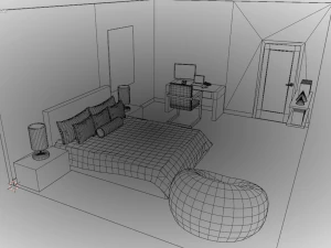 Camera da letto Bobae Modello 3D