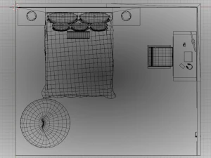 Camera da letto Bobae Modello 3D