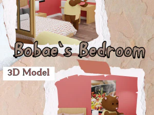 Camera da letto Bobae Modello 3D