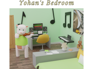 Yohan Bedroom Modelo 3D