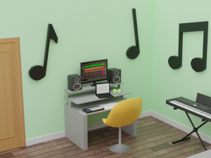 Yohan Bedroom 3D Model