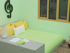 Chambre Yohan Modèle 3D
